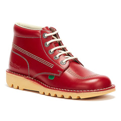 Kickers Kick Hi Men's Red Leather Boots