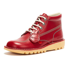 Kickers Kick Hi Men's Red Leather Boots