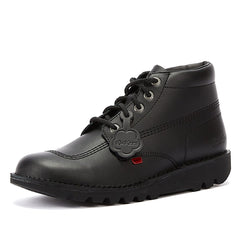 Kickers Kick Hi Men's Black Leather Ankle Boots