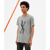 Ksubi Fancy Dollar SS Tee Grey Marl Men 42880-LGY