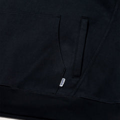 LAKH Embroidery Hooded Sweatshirt Black