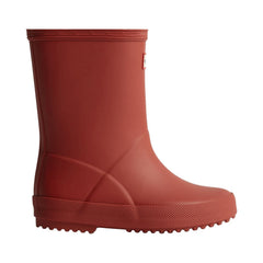 Hunter Kids First Boot Rubber Military Red Wellington Boots