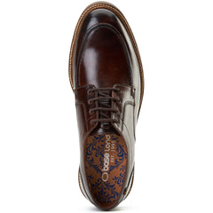 Base London Surrey Leather Men's Burnt Brown Brogues Shoes