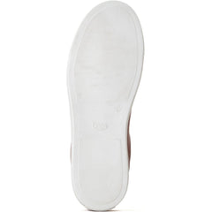 Base London Tucker Leather Men's Burnt Tan Trainers