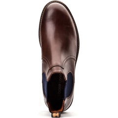 Base London Zinc Leather Men's Brown Boots