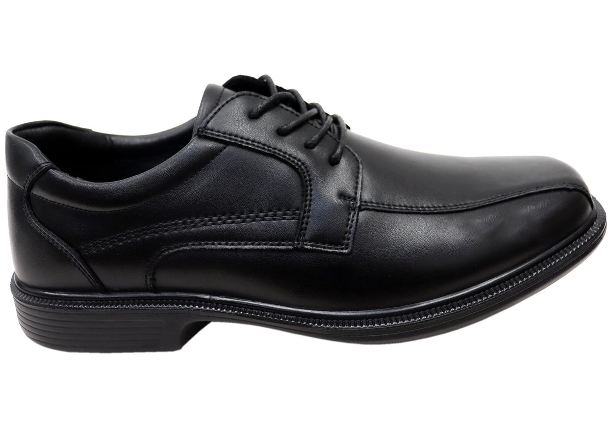 Explorer Mens Copper Leather Comfortable Lace Up Dress Shoes