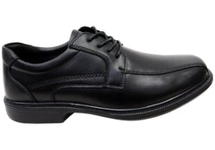 Explorer Mens Copper Leather Comfortable Lace Up Dress Shoes