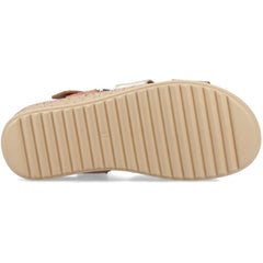 Hush Puppies Eliana Sandal Leather Women's Gold Sandals