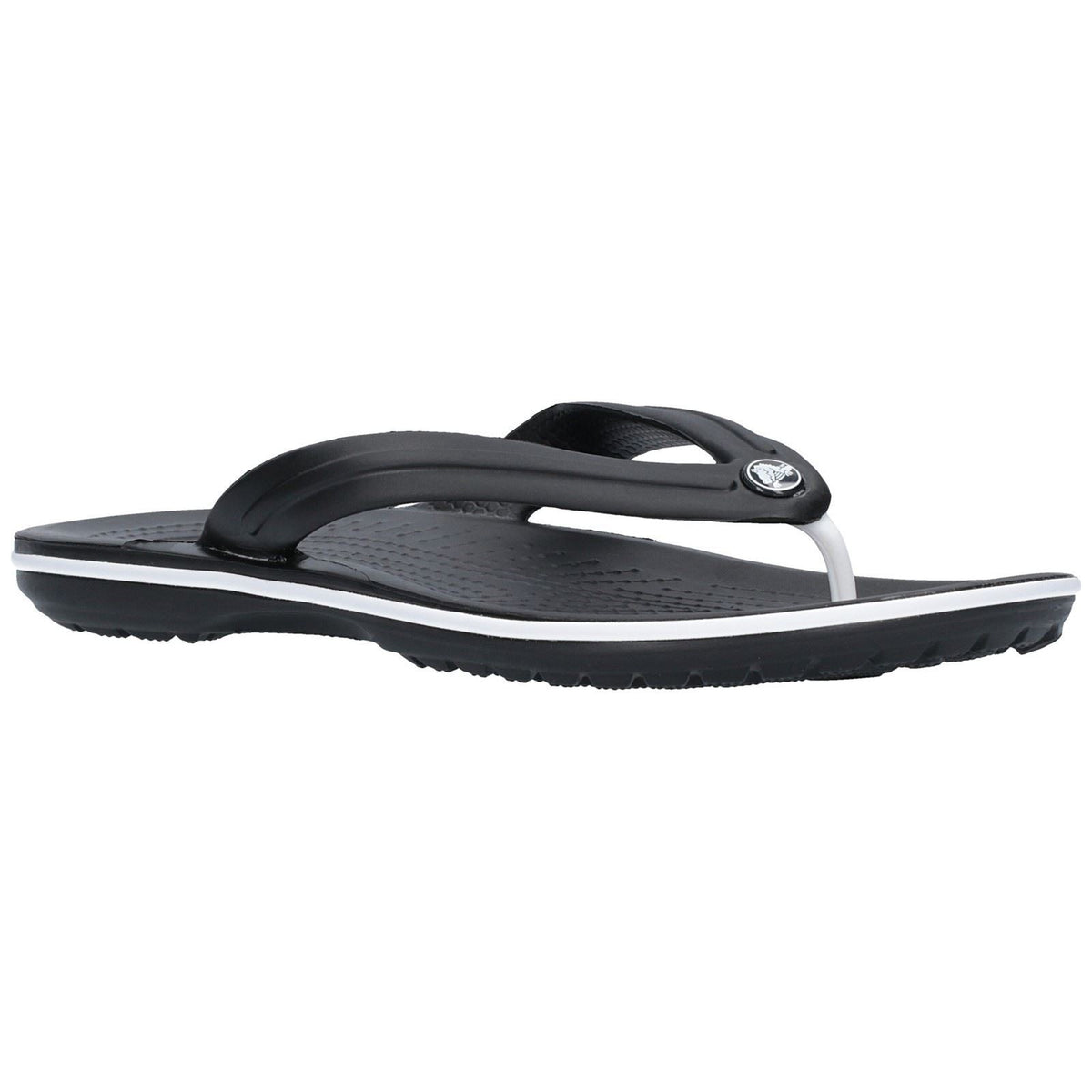 Crocs Crocband Flip Croslite Rubber Black Sandals