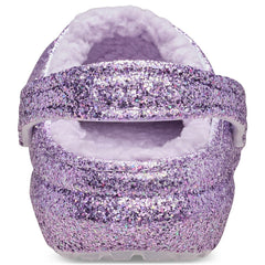 Crocs Classic Lined Clog Thermoplastic Kid's Purple Moon Clogs