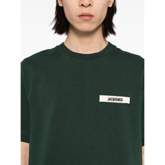 Jacquemus Gros Grain T-Shirt Dark Green