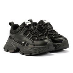 Buffalo Saturn Lace Women's Black Trainers