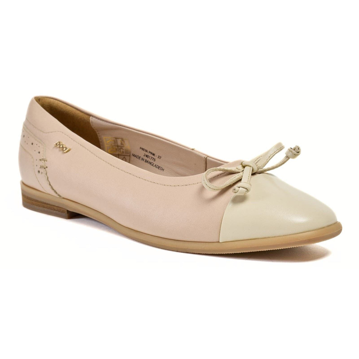 Pod Priya Leather Women's Pink Flats