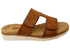 Scholl Orthaheel Nola Womens Comfortable Adjustable Slides Sandals