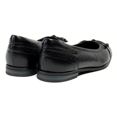 Pod Priya Leather Women's Black Flats