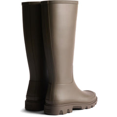 Hunter Downpour Tall Boot Rubber Men's Chocolate Brown Wellington Boots