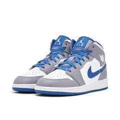 Jordan 1 Mid True Blue Cement (GS)