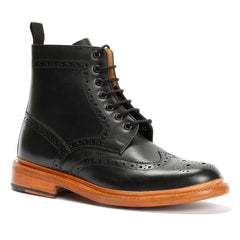 Chapman & Moore Walter Brogue Leather Men's Brown Boots