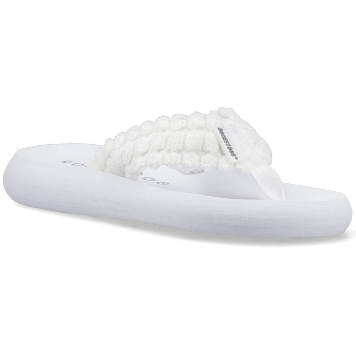 Rocket Dog Spotlight Atom Textile Women's White Flip Flops