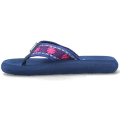 Rocket Dog Spotlight Marlow Textile Women's Purple/Multi Flip Flops
