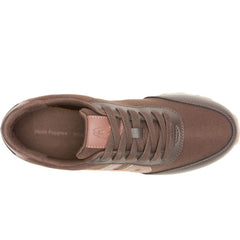 Hush Puppies Seventy8 Leather Men's Brown Trainers