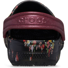 Crocs Classic Graphic Synthetic Black/Multi Clogs