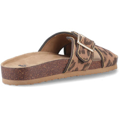 Rocket Dog Annie Tigg Leopard Textile Women's Tan Sandals