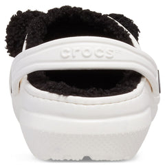 Crocs Classic Lined Fun Lab Synthetic Panda Clogs