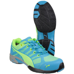 Puma Safety Celerity Knit Textile Women's Blue Safety Trainers