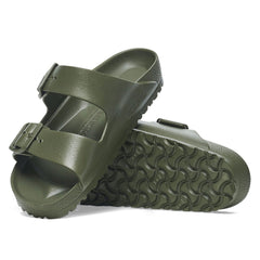 Birkenstock Womens Arizona EVA Sandals - Khaki