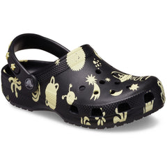 Crocs Classic Graphic Synthetic Black Clogs