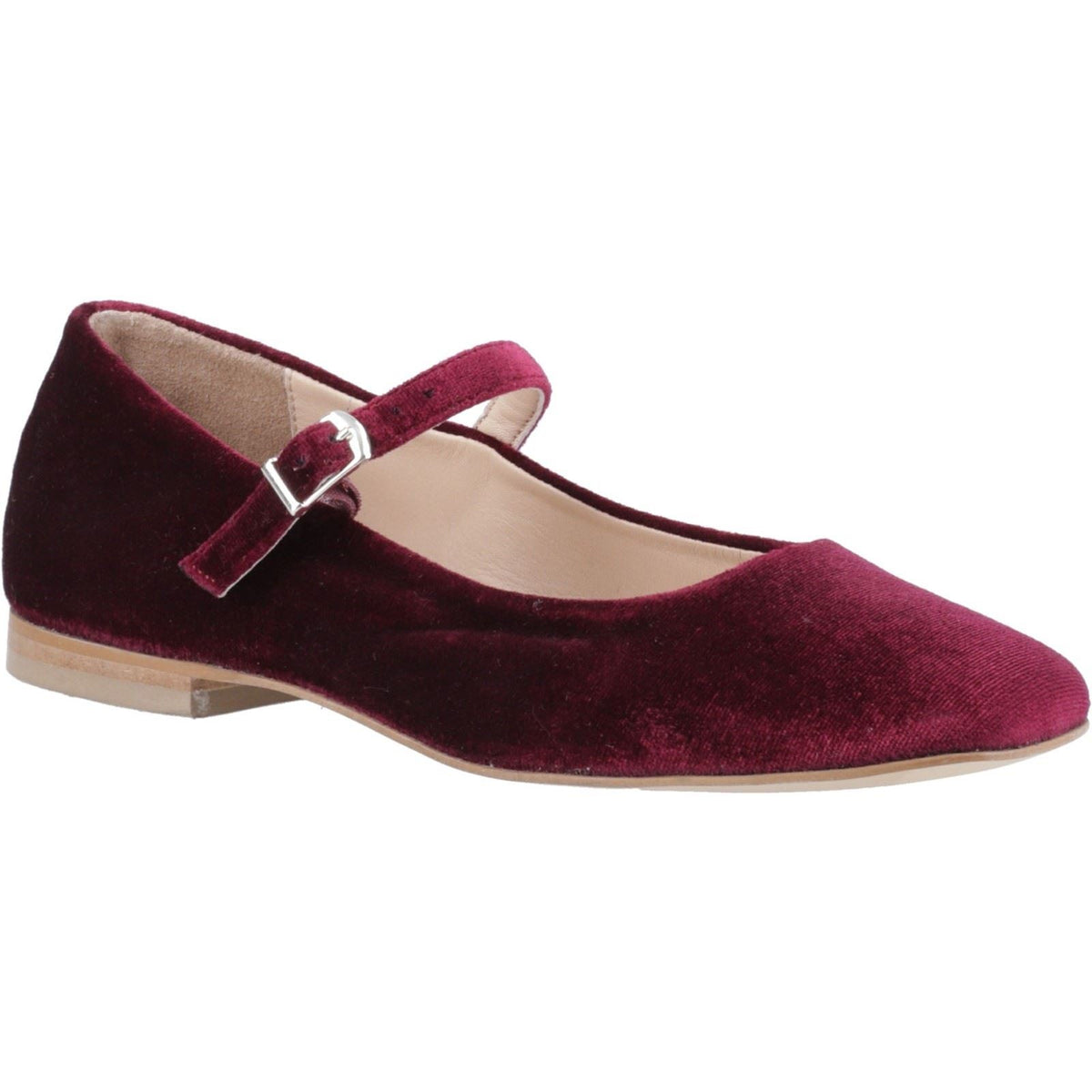 Hush Puppies Pasha Velvet Women's Bordeaux Flats