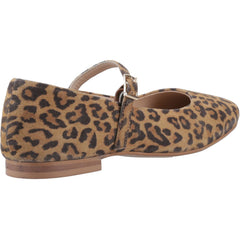Hush Puppies Pasha Suede Women's Leopard Flats
