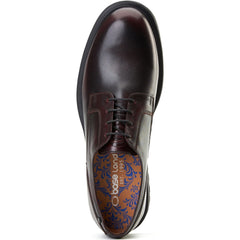 Base London Locke Leather Men's Bordo Lace-Up Shoes