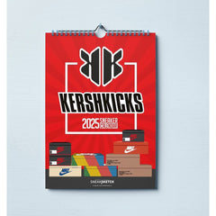 KershKicks 2025 Sneaker Calendar.