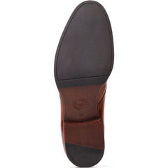 Base London Wallis Leather Men's Burnt Tan Ankle Boots