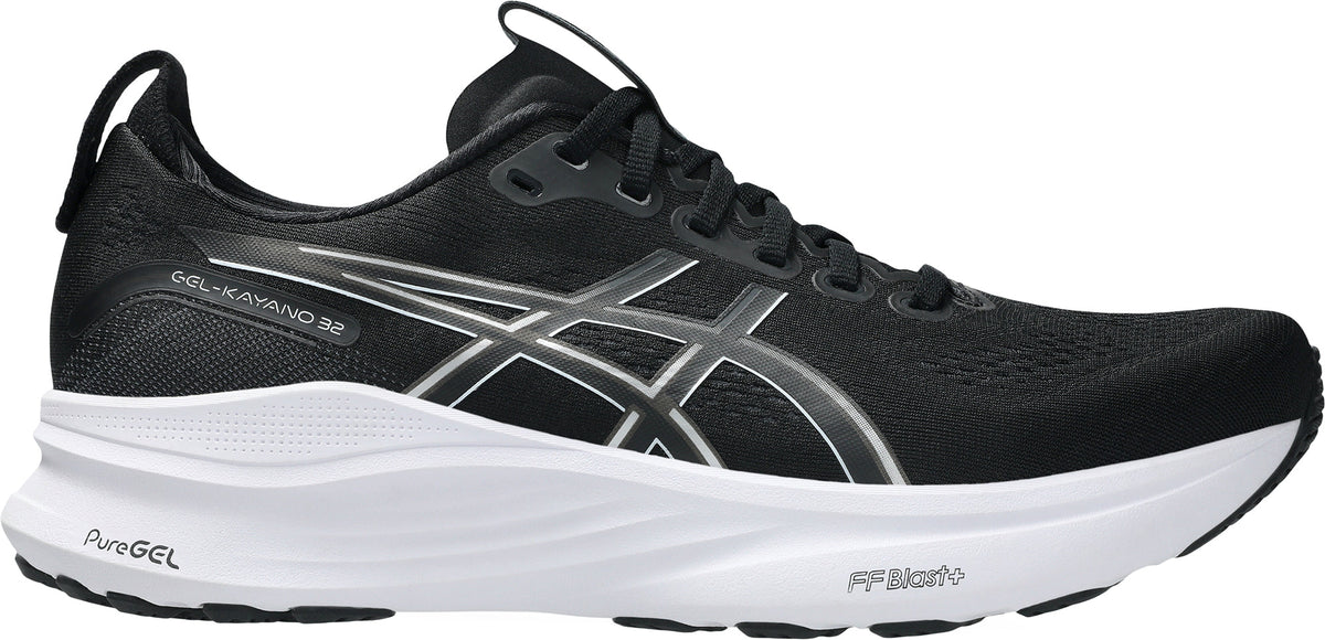 Asics Gel Kayano 32 WIDE FIT (2E) Mens Running Shoes - Black