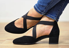 Tamaris Avonburry Womens Comfortable Leather Suede Low Heels
