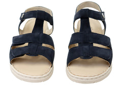 Caprice Abigail Womens Comfortable Wide Fit Leather Sandals