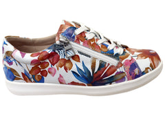 Caprice Candice Womens Comfortable Wide Fit Leather Shoes