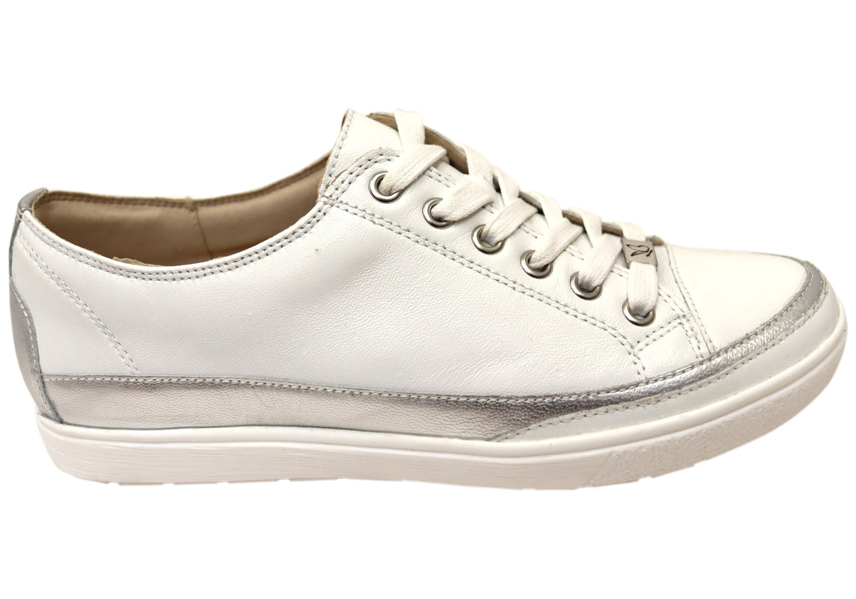 Caprice Brasey Womens Comfortable Wide Fit Leather Shoes