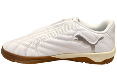 Puma Tifosi Calcio LS Mens Comfort Lace Up Casual Shoes White Black