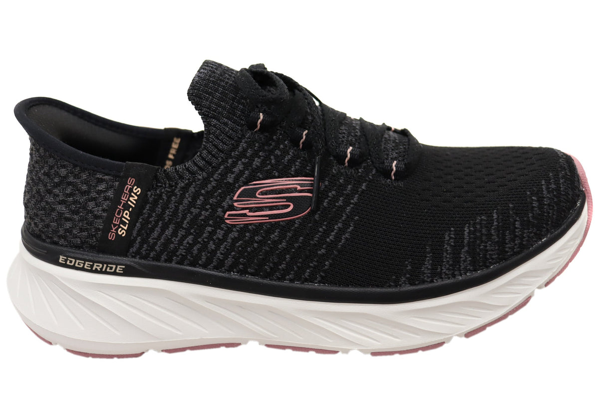Skechers Womens Slip Ins Relaxed Fit Edgeride Comfortable Shoes
