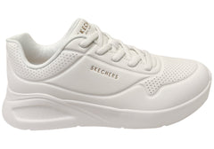 Skechers Womens Uno Lite Lite Work Comfort Slip On Shoes