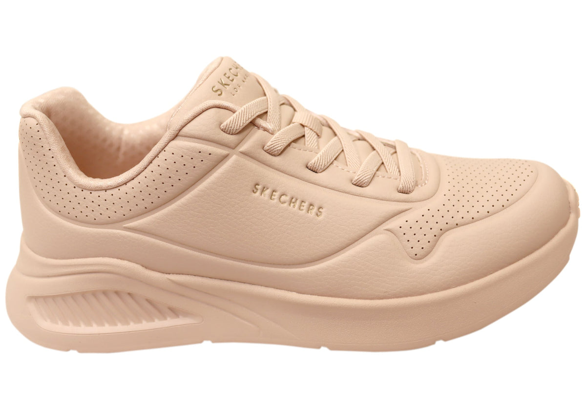 Skechers Womens Uno Lite Lite Work Comfort Slip On Shoes