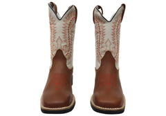 D Milton Arkansas Mens Leather Comfortable Western Cowboy Boots