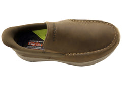 Skechers Mens Slip Ins Pollard Osgood Extra Wide Fit Leather Shoes