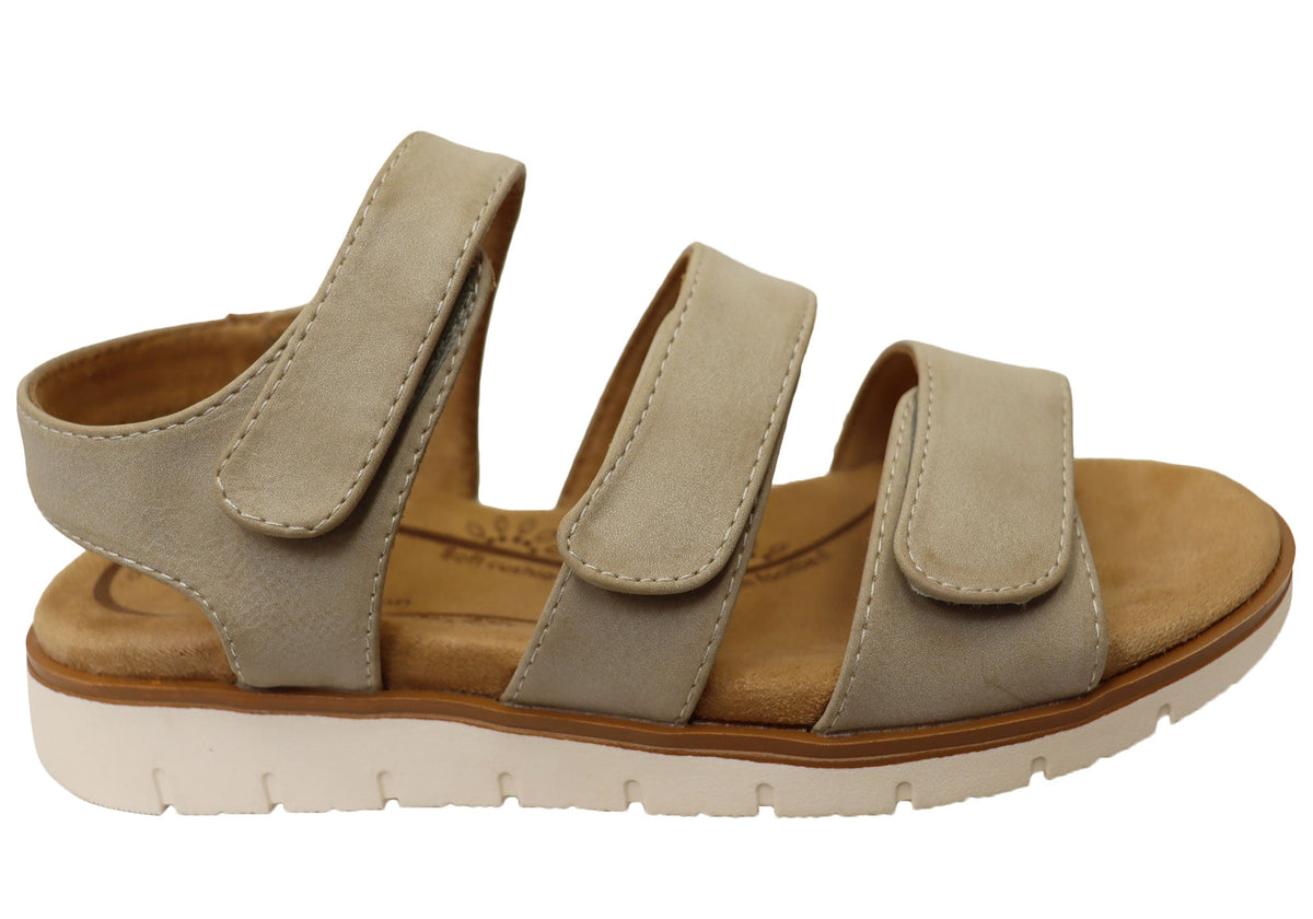 Scholl Orthaheel Nika Womens Comfortable Adjustable Sandals