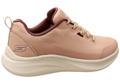 Skechers Womens BOBS Sport Moda Flex Comfortable Lace Up Shoes