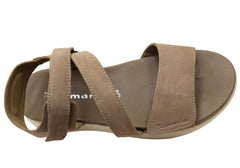 Tamaris Danillah Womens Comfortable Leather Adjustable Sandals
